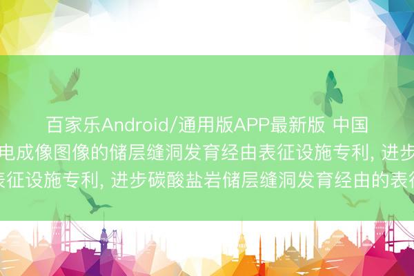 百家乐Android/通用版APP最新版 中国石油自然气集团苦求基于电成像图像的储层缝洞发育经由表征设施专利， 进步碳酸盐岩储层缝洞发育经由的表征精度